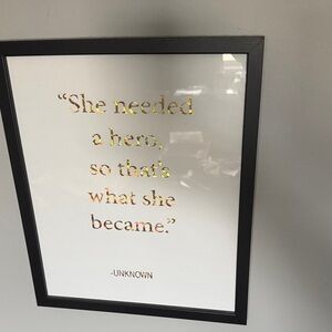 Inspirational Quote Framed Wall Art